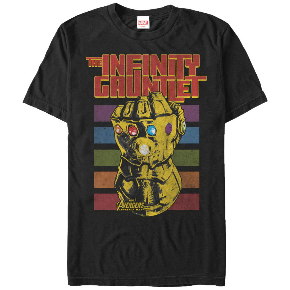 Retro Infinity Gauntlet Marvel Comics Tshirt